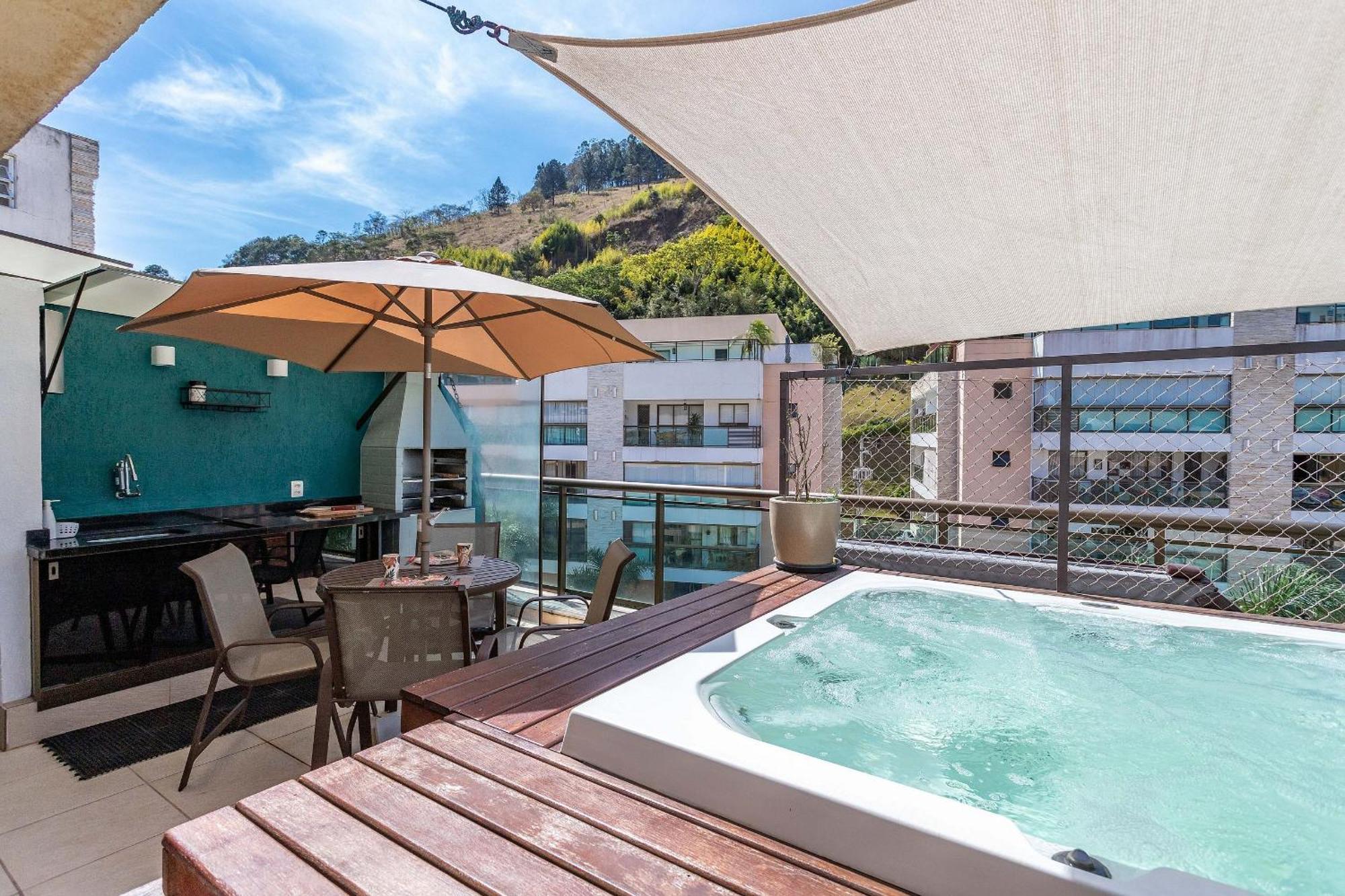Jacuzzi Privativa Cobertura No Coracao De Itaipava Apartment Petropolis (Rio de Janeiro)